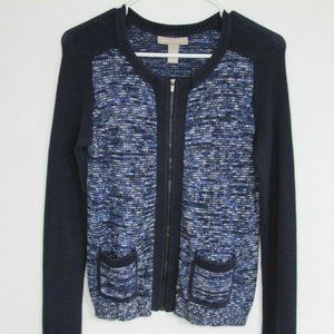 Banana Republic Knit Full Zip Sweater Long Sleeve